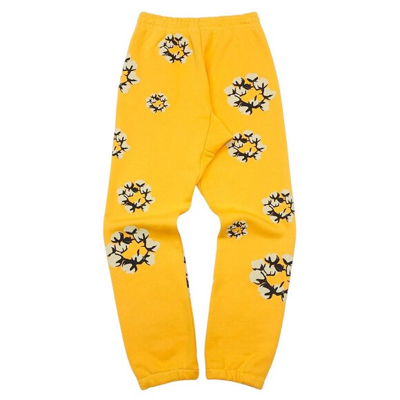 Denim Tears x CPFM Cactus Tears Wreath Sweatpants Yellow - Picture 2 of 3